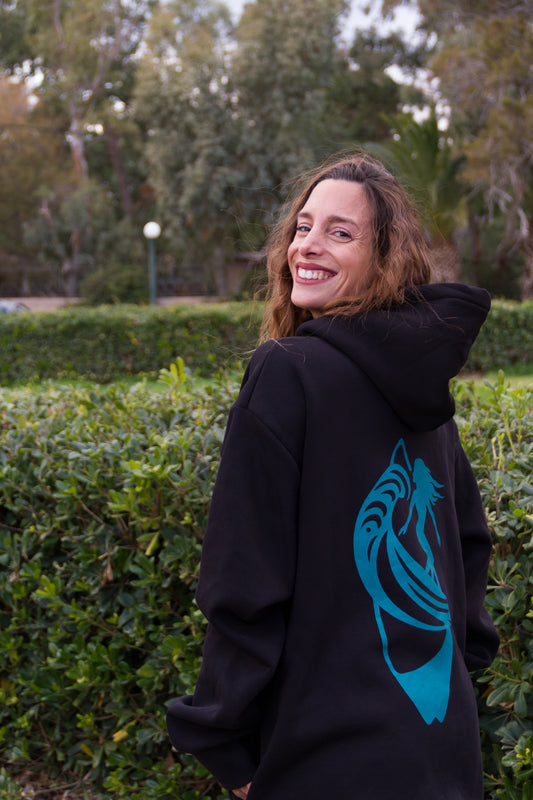 Black Current-Oversized Hoodie