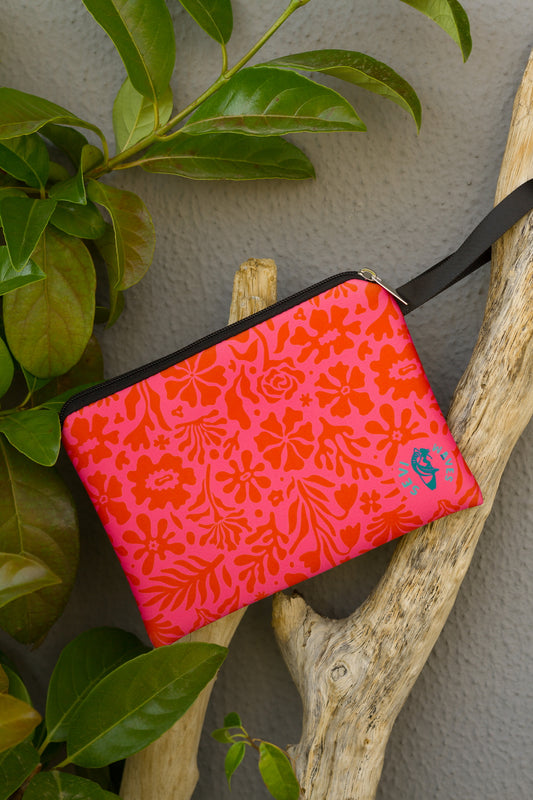 Coral Bloom Pouch