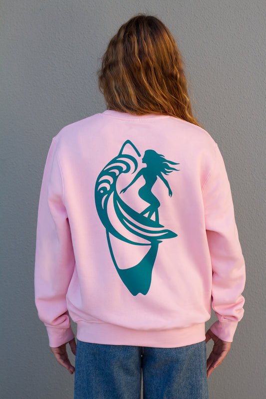 Sunset Blush-Sweatshirt Pink