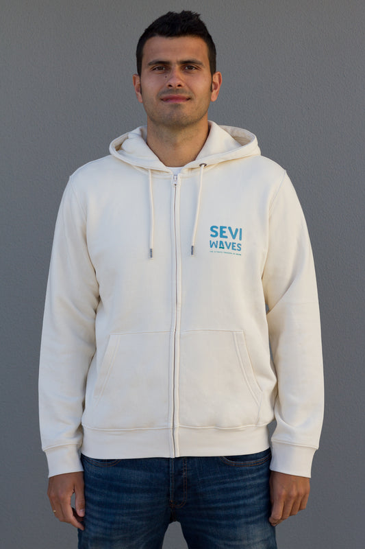 Break the Waves-Zipper Hoodie