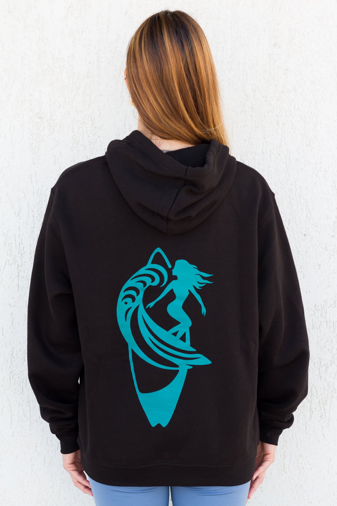 Wave Vibes-Unisex Φούτερ με κουκούλα