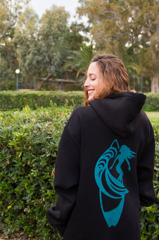 Black Current-Oversized Hoodie