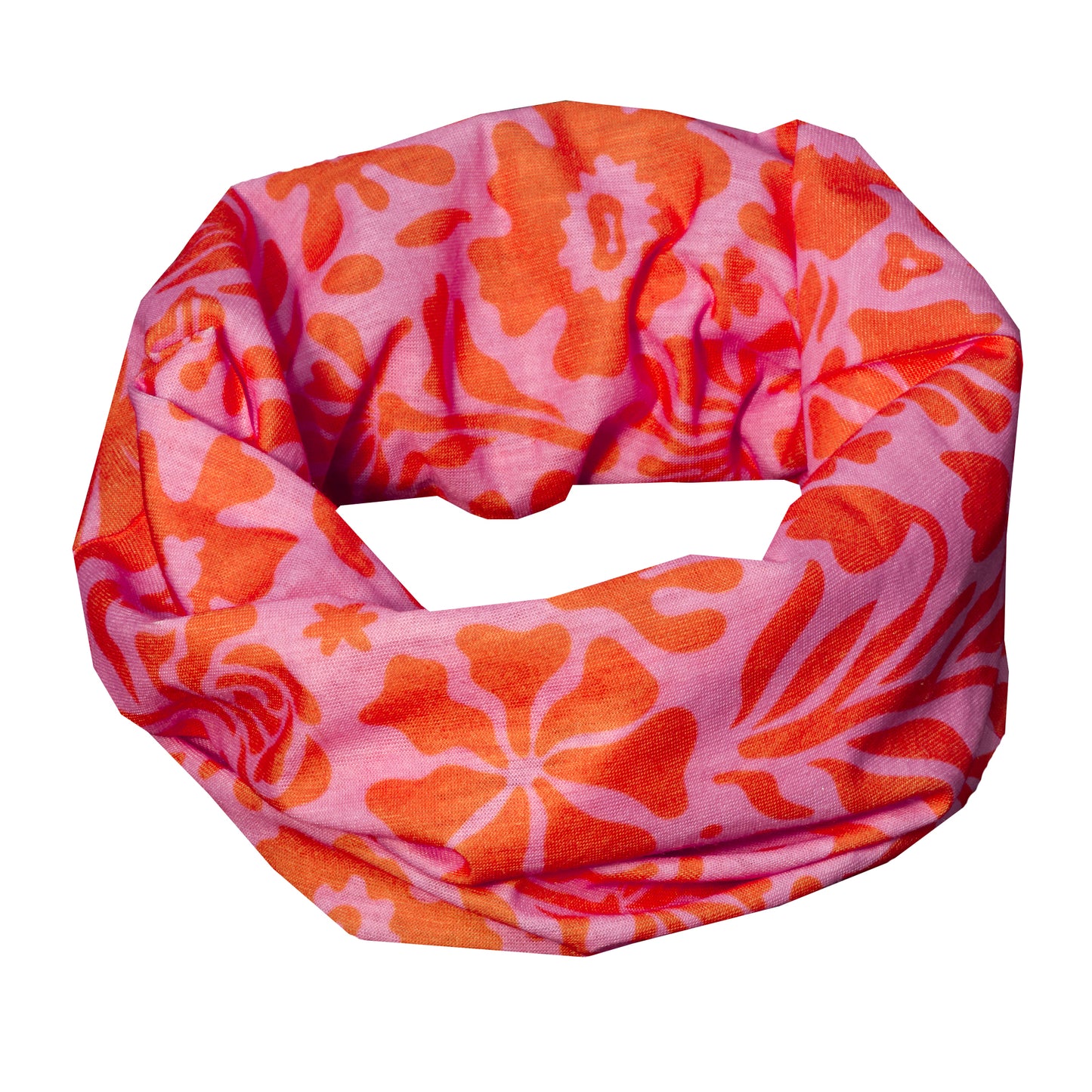Ocean Wrap-Ροζ Neck Tube