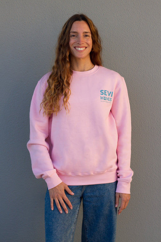 Sunset Blush-Sweatshirt Pink