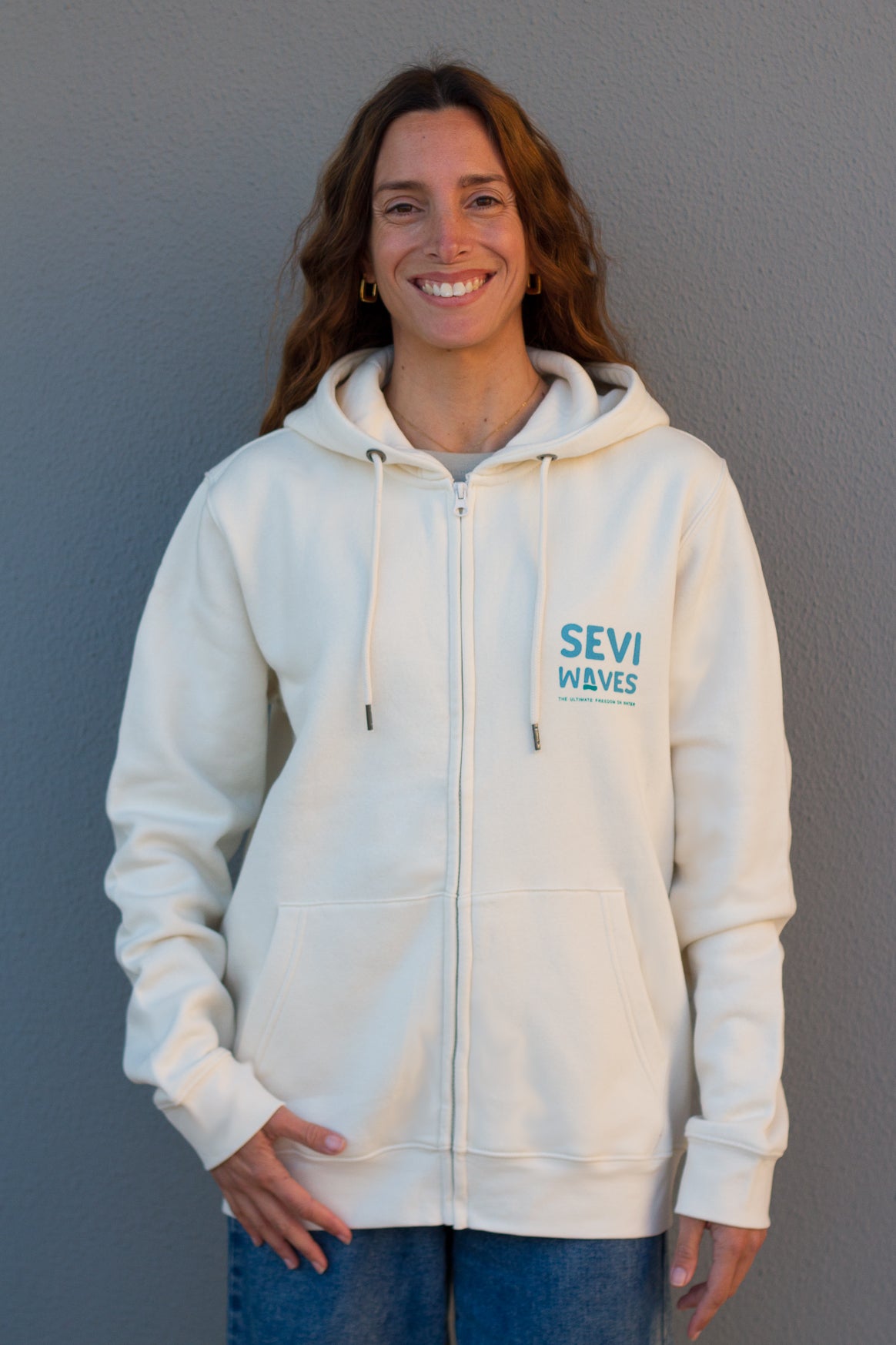 Break the Waves-Zipper Hoodie 